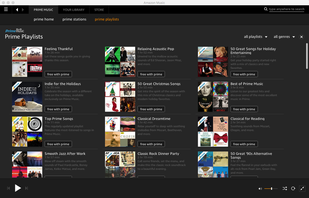 Amazon music player for mac
